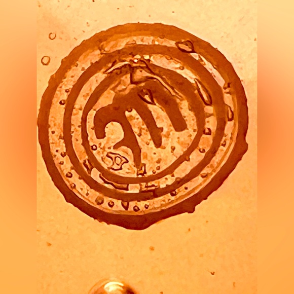 La Murrina Pink & Gold Flecks Glass Vase Brandy Snifter Murano Factory Italy 10” - Picture 11 of 11